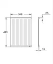 Gratar pliabil Grohe 40854GN0, 490 x 384 mm, otel inoxidabil, mat, auriu