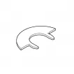 Inel blocaj Grohe 4825700M, pentru baterii pivotante, metalic