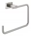 Inel prosop Grohe 40510DC1, Essentials Cube, pe perete, 200 mm, metal, mat, otel satinat