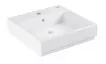 Lavoar Grohe 3947800H, Cube Ceramic, pe blat, 500 x 490, PureGuard, alb