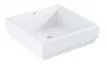 Lavoar Grohe 3948200H, Cube Ceramic,pe blat, preaplin, 400 x 400, alb