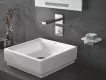 Lavoar Grohe 3948200H, Cube Ceramic,pe blat, preaplin, 400 x 400, alb