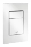 Placa de actionare Grohe 37535SH0, Skate Cosmopolitan, marimea S, dubla actionare, 130 x 172 mm, verticala, alb