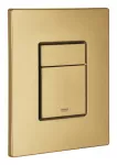 Clapeta WC Grohe 38732GN0, Skate Cosmo, dubla, reversibila, 156 x 197 mm, mat, auriu