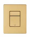 Clapeta WC Grohe 38732GN0, Skate Cosmo, dubla, reversibila, 156 x 197 mm, mat, auriu