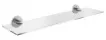 Raft lavoar Grohe 40799DC1, Essentials, pe perete, 530 x 110 mm, sticla/metal, mat, otel satinat