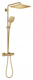 Sistem de dus Grohe 26837GL0, SmartActive Cube, aparent, termostat, 310 mm, 1 functie, lucios, auriu