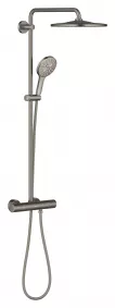 Sistem de dus Grohe 26836AL0, SmartActive, aparent, termostat, 310 mm, 1 functie, mat, grafit