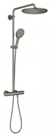 Sistem de dus Grohe 26836AL0, SmartActive, aparent, termostat, 310 mm, 1 functie, mat, grafit