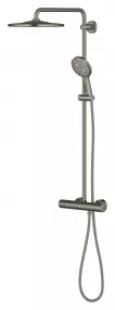 Sistem de dus Grohe 26836AL0, SmartActive, aparent, termostat, 310 mm, 1 functie, mat, grafit