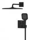 Sistem de dus Grohe 34865KF0, SmartControl Cube, incastrat, termostat, 310 mm, 1 functie, mat, negru