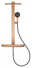 Sistem de dus Grohe 100962DA00 SPA Aqua Pure, termostat, palarie dus 400 mm, 3 functii para dus, cupru lucios