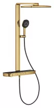 Sistem de dus Grohe 100962GL00 SPA Aqua Pure, termostat, palarie dus 400 mm, 3 functii para dus, auriu lucios