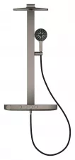 Sistem de dus Grohe 100964AL00 SPA Aqua Pure, termostat, palarie dus 360 mm, 3 functii para dus, grafit mat
