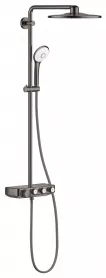 Sistem de dus Grohe 26507A00, Euphoria SmartControl 310, termostat, 310 mm, aparent, anti-calcar, lucios, grafit