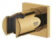 Suport para dus Grohe 27075GL0, Rainshower, pe perete, universal, lucios, auriu