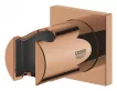 Suport para dus Grohe 27075DA0, Rainshower, pe perete, universal, lucios, cupru