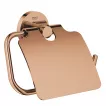 Suport hartie igienica Grohe 40367DA1, Essentials, 1 rola, fixare ascunsa, lucios, cupru