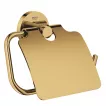 Suport hartie igienica Grohe 40367GL1, Essentials, 1 rola, fixare ascunsa, lucios, auriu