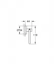 Suport hartie igienica Grohe 40689DL1, Essentials, 1 rola, fixare ascunsa, mat, cupru