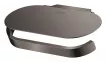 Suport hartie igienica Grohe 41069A00, Selection, 1 rola, montare pe perete, lucios, grafit