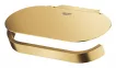 Suport hartie igienica Grohe 41069GN0, Selection, 1 rola, montare pe perete, fixare ascunsa, mat, auriu
