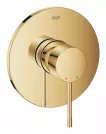 Unitate comanda Grohe 24168GL1, Essence, 1 functie, necesita valva, lucios, auriu