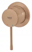 Unitate comanda Grohe 29197DL0, Essence, 2 functii, include valva, mat, cupru