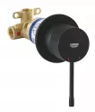 Unitate comanda Grohe 29197KF0, Essence, 2 functii, include valva, mat, negru