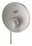 Unitate comanda Grohe 24167DC1, Essence, 2 functii, necesita valva, mat, otel satinat