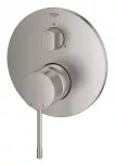 Unitate comanda Grohe 24169DC1, Essence, 3 functii, necesita valva, mat, otel satinat
