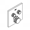 Unitate comanda Grohe 29124DC0, Grohtherm SmartControl, 2 iesiri, termostat, necesita valva, mat, otel satinat