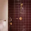 Unitate comanda Grohe 24063DL1, Lineare, 1 functie, necesita valva, mat, cupru