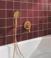 Unitate comanda Grohe 24064DL1, Lineare, 2 functii, diverter, necesita valva, mat, cupru