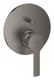 Unitate comanda Grohe 24064AL1, Lineare, 2 iesiri, necesita valva, mat, grafit