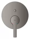Unitate comanda Grohe 24064AL1, Lineare, 2 iesiri, necesita valva, mat, grafit