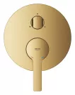 Unitate comanda Grohe 24095GN1, Lineare, 3 functii, diverter, necesita valva, mat, auriu