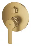 Unitate comanda Grohe 24095GN1, Lineare, 3 functii, diverter, necesita valva, mat, auriu