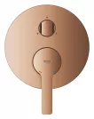 Unitate comanda Grohe 24095DL1, Lineare, 3 functii, diverter, necesita valva, mat, cupru