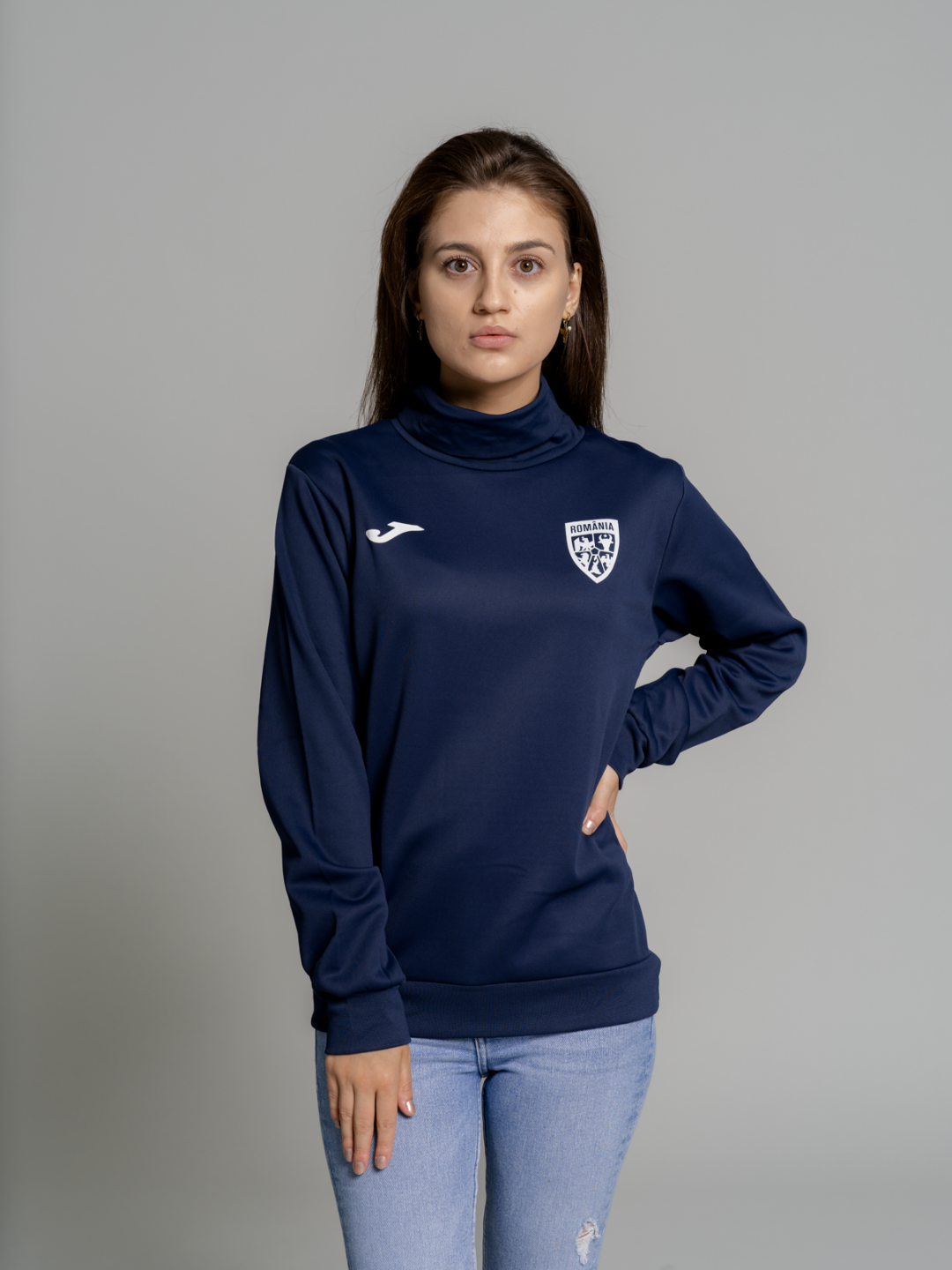 Bluză pe gât Combi navy