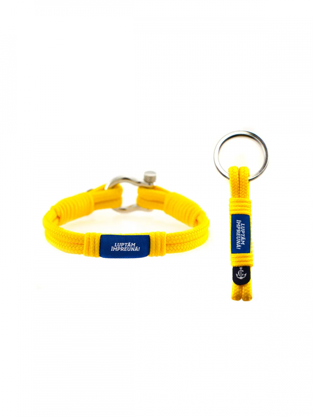 Set Bratara Nautica + Breloc LUPTAM IMPREUNA! CNCFRF #10 17CM