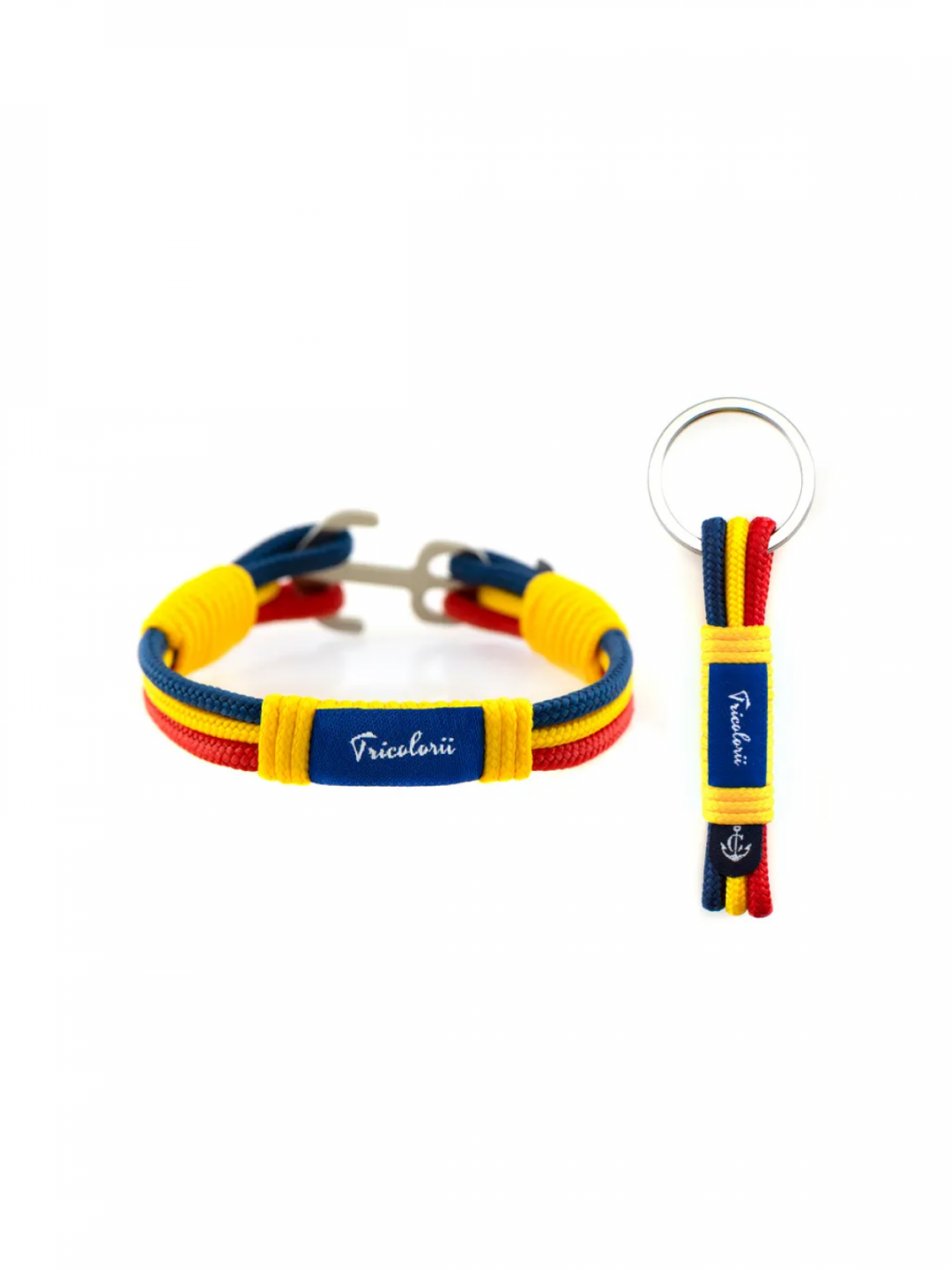 Set Bratara Nautica + Breloc Tricolorii CNCFRF #06 17cm