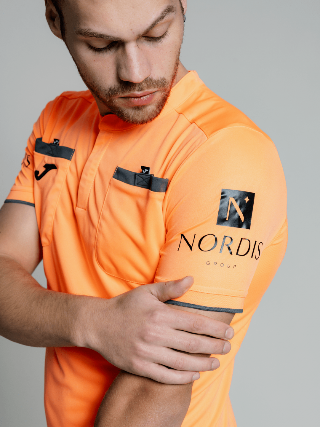 Tricou de arbitru portocaliu
