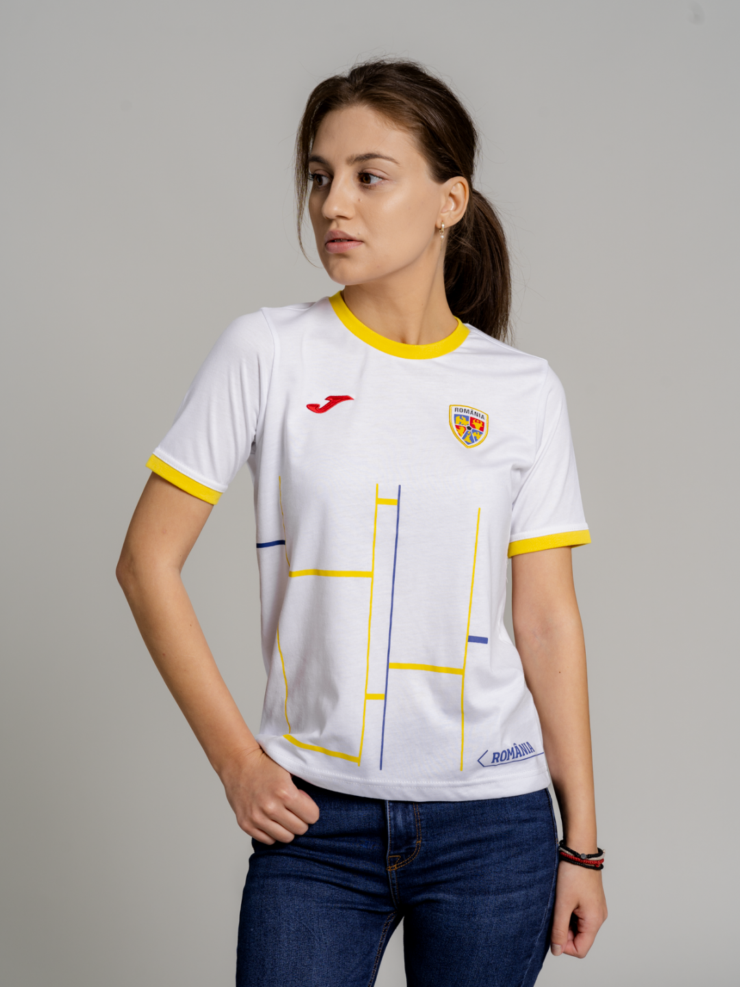 Tricou oficial de antrenament alb