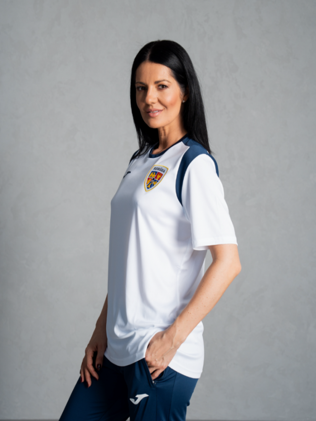 Tricou oficial de antrenament Alb/Navy