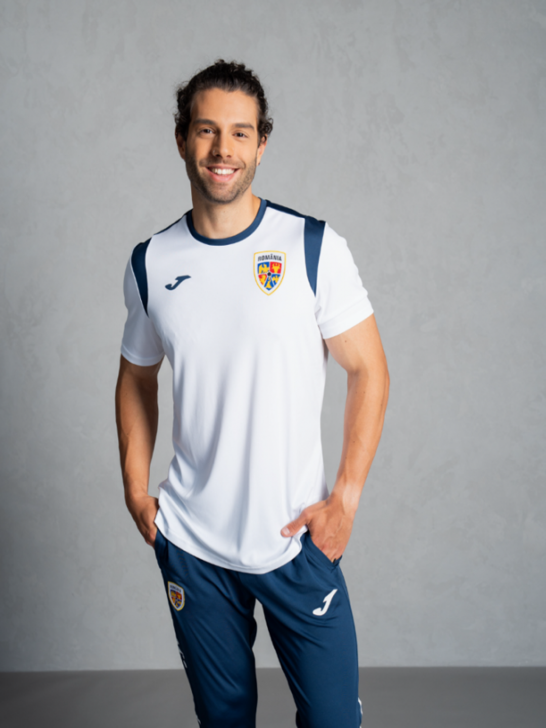 Tricou oficial de antrenament Alb/Navy