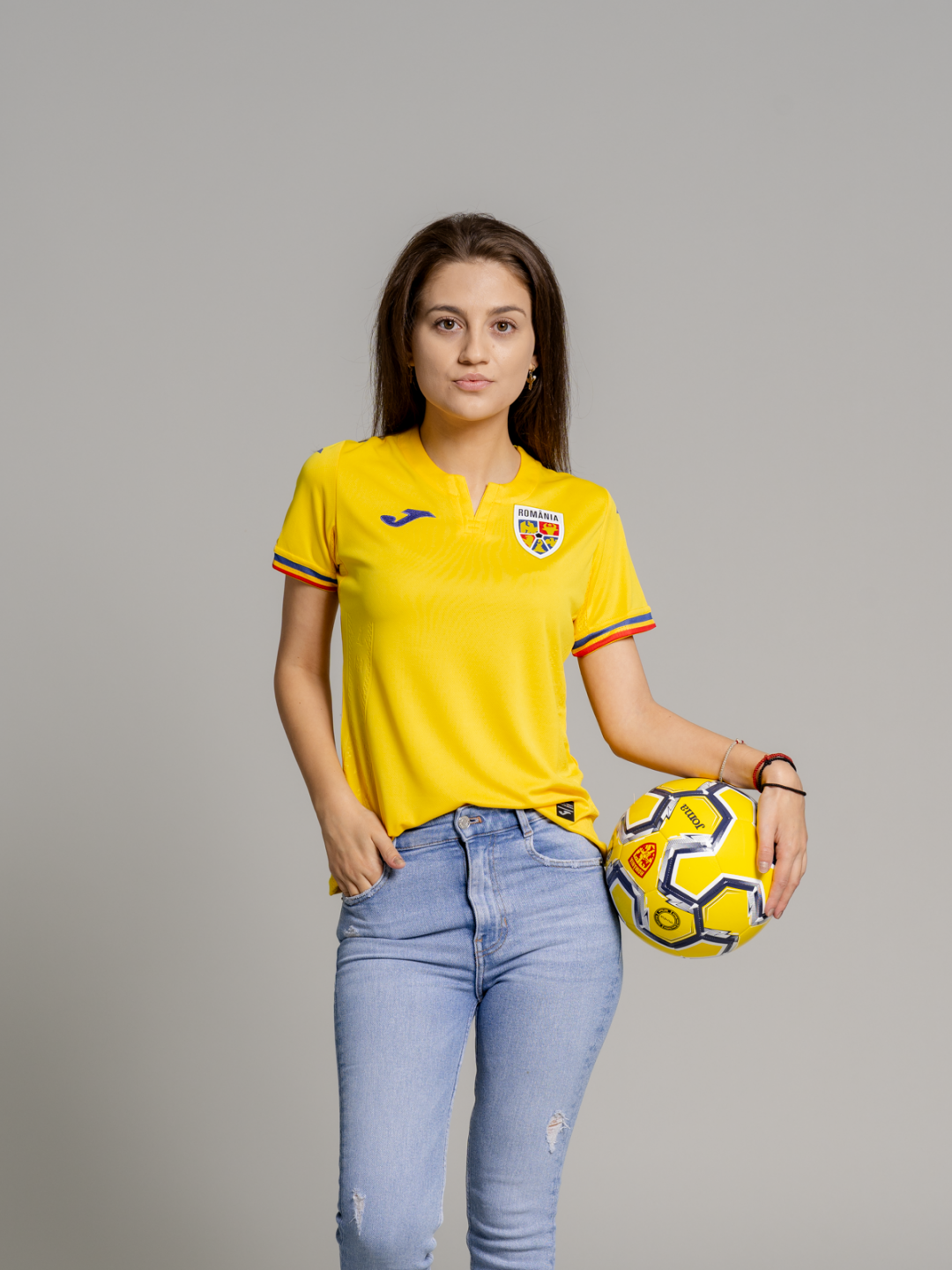 Tricou oficial de joc galben - fete