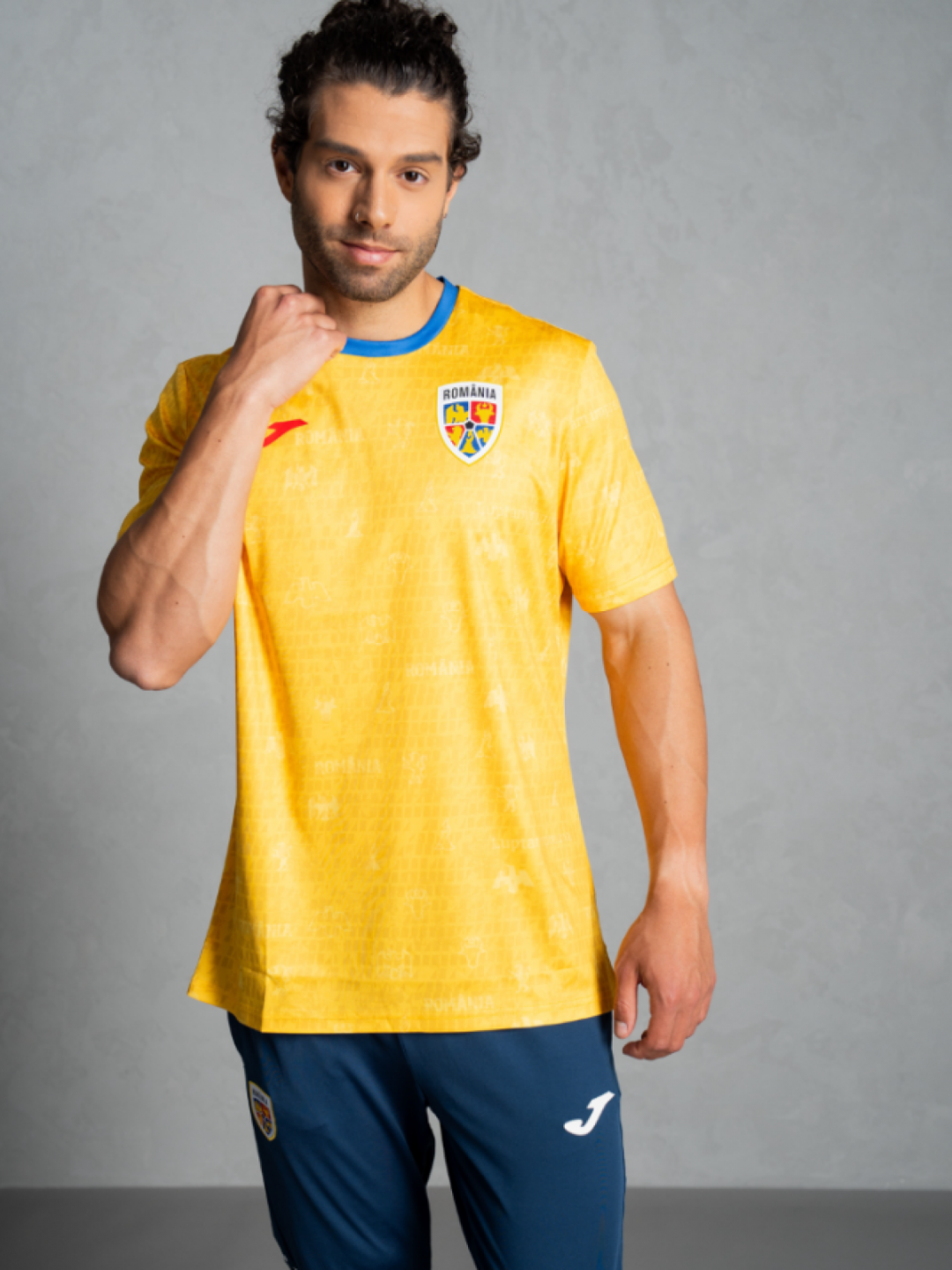 Tricou oficial de încălzire galben