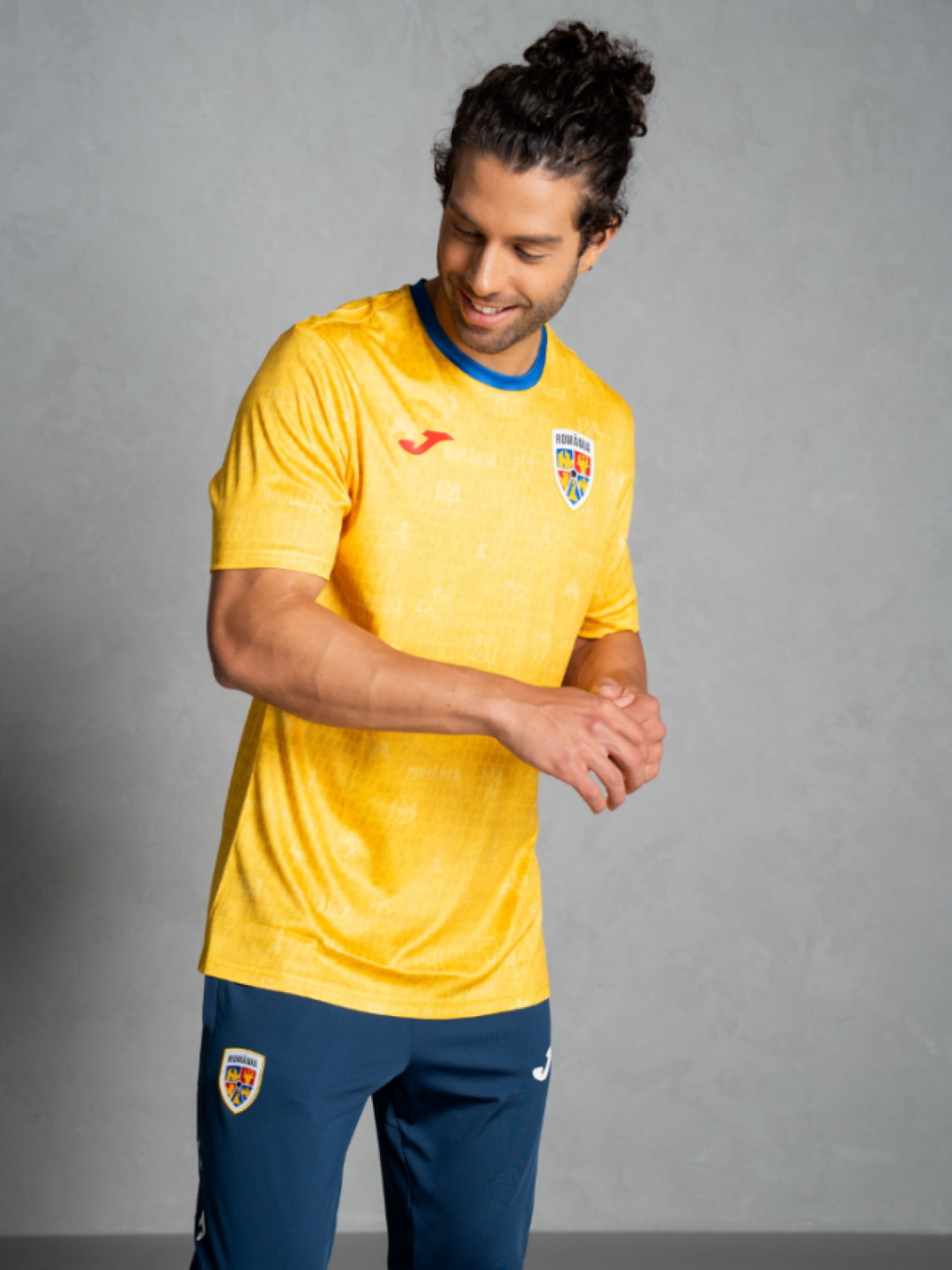 Tricou oficial de încălzire galben