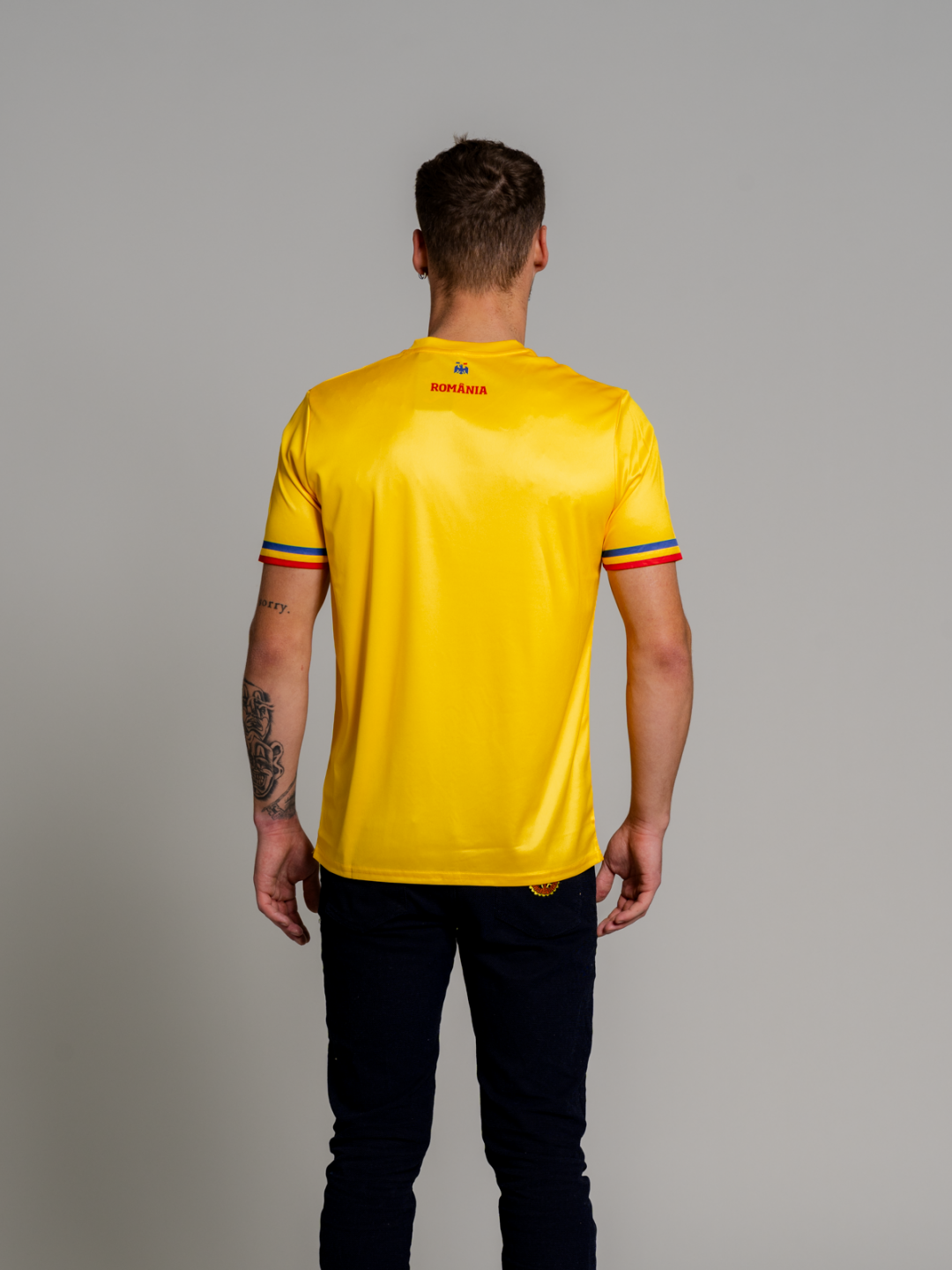 Tricou oficial de suporter galben